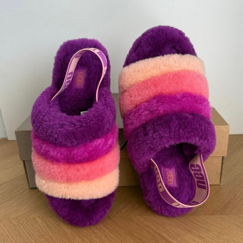 Ugg Fluff Yeahslide ‘Berrylicious Gradient’ - Sz 8 - image 5
